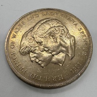 H.R.H. The Prince Of Wales The Royal Wedding July 29th 1981 Barclays Bank Coin