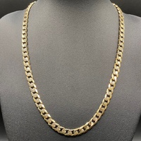 Unisex 9ct Yellow Gold Curb Link Necklace