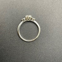Ladies 10ct White Gold Natural Diamond Ring