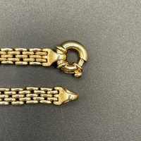 Ladies 9ct Yellow Gold Gate Link Bracelet