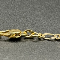 Unisex 9ct Yellow Gold Figaro Link Necklace