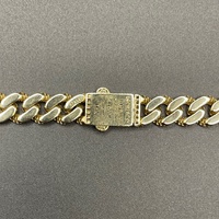 Mens 14ct Yellow Gold Miami Cuban Link Necklace