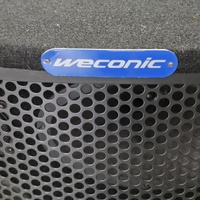 Wesonic WH2 500 Watt Speaker Set High Power Audio System Loud Sound