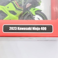 MSZ Metal Speed Zone 1:12 2023 Kawasaki Ninja 400 Diecast Model Motorcycle
