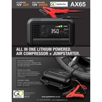 NOCO AX65 Jump Starter Air Compressor 12V Battery Booster Inflator