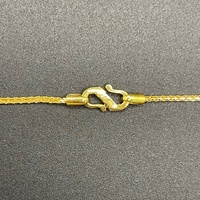 Unisex 22ct Yellow Gold Wheat Link Necklace