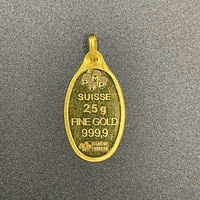 Ladies 24ct Yellow Gold PAMP Suisse Lady Fortuna Pendant
