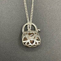 Ladies 925 Sterling Silver Curb Link Bracelet