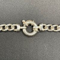 Ladies 925 Sterling Silver Curb Link Necklace
