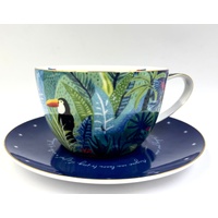 T2 H211BC025 Tall Tales Large Tea Cup and Saucer Set Fine Bone China