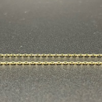 Ladies 9ct Yellow Gold Belcher Link Necklace