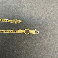 Child's 18ct Yellow Gold Anchor Link ID Bracelet