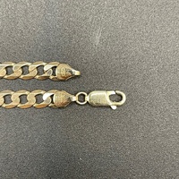 Mens 9ct Yellow Gold Curb Link Bracelet