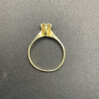 Ladies 14ct Yellow Gold Natural Diamond Ring