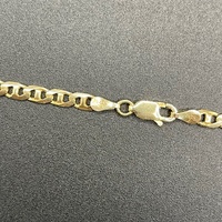 Unisex 9ct Yellow Gold Anchor Link Necklace