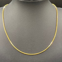 Unisex 21ct Yellow Gold Fancy Link Necklace