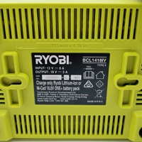 Ryobi One+ 14.4 18V Dual Chemistry Car Battery Charger BCL1418IV