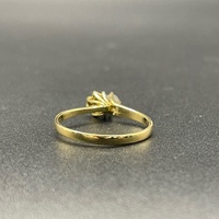 Ladies 18ct Yellow Gold Cubic Zirconia Ring