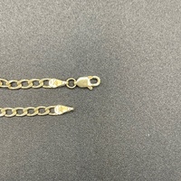 Unisex 10ct Yellow Gold Curb Link Necklace