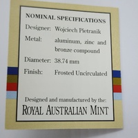 Australian Mint WWII 60th Anniversary End of War Coin 2005 Uncirculated