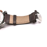 Fossil JR1419 Mens Chronograph Watch 50mm Grey Dial Brown Leather Band