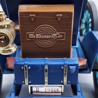 Jim Beam 1909 Blue Thomas Flyer Vintage 1976 Car Decanter