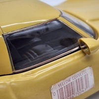 Jim Beam 1978 Yellow Corvette Vintage 1984 Whiskey Decanter