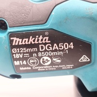 Makita DGA504 18V LXT 125mm Brushless Cordless Angle Grinder Skin Only