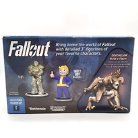 Fallout Series 1 T-51 and Vault Boy (Classic) Deathclaw Build A Figure Mini Set
