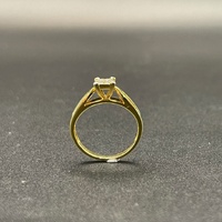 Ladies 18ct Yellow Gold Natural Diamond Ring