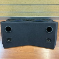 US-Audio BEZERK Twin 12 Inch Subwoofer in Box Dual Car Audio Speaker Enclosure