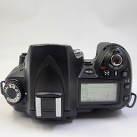 Nikon D90 12.3MP DSLR Camera Body Low Shutter 7668 with Batteries Charger Strap