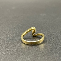 Ladies 18ct Yellow Gold Diamond Ring