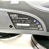 Ozito AGB-2200 230mm 2350W Corded Angle Grinder with Case and Accessories