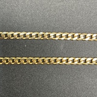 Unisex 9ct Yellow Gold Curb Link Necklace