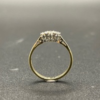 Ladies 9ct Yellow Gold Cubic Zirconia Ring