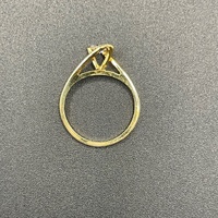 Ladies 18ct Yellow Gold Natural Diamond Ring