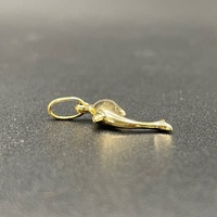 Ladies 9ct Yellow Gold Dolphine Pendant