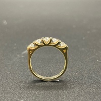 Ladies 14ct Yellow Gold Cubic Zirconia Ring