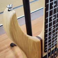 Magna 4 String Maple Ash Electric Bass Guitar with Hard Case