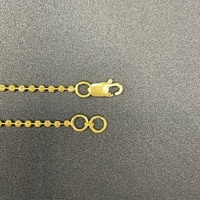 Ladies 22ct Yellow Gold Ball Bead Link Bracelet