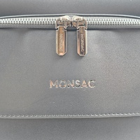 Monsac Atmosphere 44cm Backpack 3 Zip Laptop Travel Bag in Black