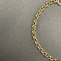 Ladies 9ct Yellow Gold Belcher Link Bracelet