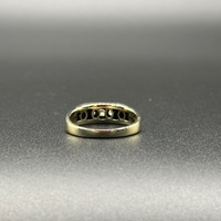 Mens 10ct Yellow Gold Natural Diamond Ring