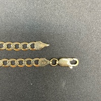 Unisex 9ct Yellow Gold Curb Link Necklace