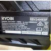 Ryobi RBV2400ESF 2400W Electric Blower Vacuum