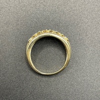 Ladies 9ct Yellow Gold Cubic Zirconia Ring