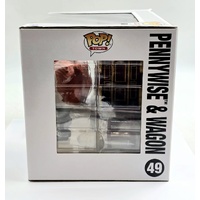 Funko Pop! Town IT Welcome to Derry Pennywise & Wagon Vinyl Figure #49