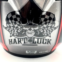 Bell SRT Modular Helmet Hartluck Jamo Black Red Flip Up Size M