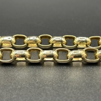 Ladies 9ct Yellow Gold Belcher Link Necklace